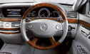 Mercedes-Benz S550 driver cabin