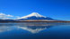 Mt Fuji at Lake Ymanaka (Hire Car Japan)